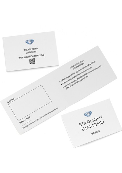Kolye Küpe Yüzük 3'lü Gümüş Set - Starlight Diamond