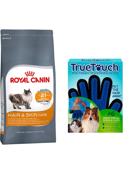 Adult Yetişkin Hair Skin Care Kedi Maması 1,5 kg + Bobo Touch Kedi Tüy Toplama Eldiveni