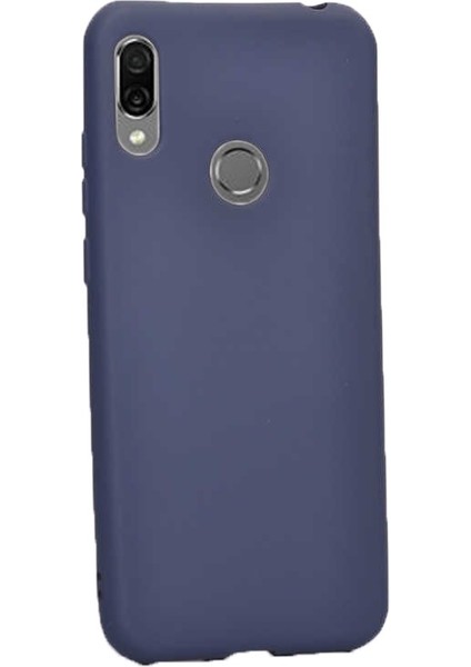 Huawei Honor 8a Kılıf Premier Silikon Esnek Koruma + Nano Ekran Koruyucu + Kalem Lacivert