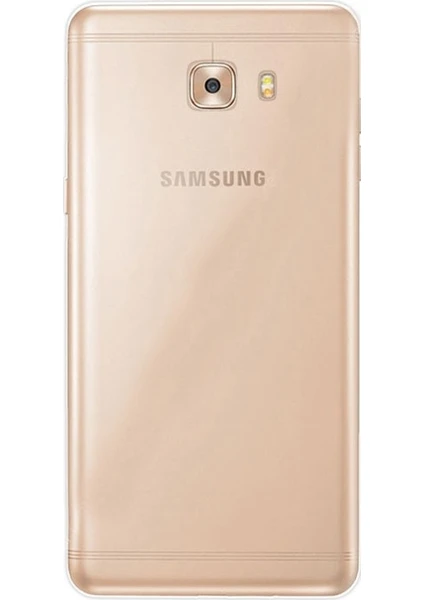 Samsung Galaxy C9 Pro Kılıf 02 mm Silikon + Nano Ekran Koruyucu + Kalem Şeffaf