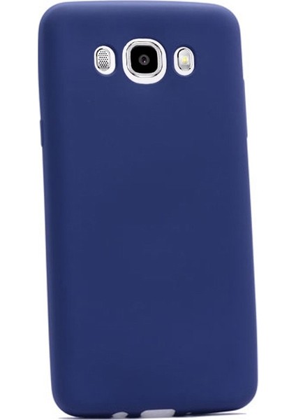 Samsung Galaxy J5 2016 Kılıf Premier Silikon Kılıf + Nano Ekran Koruyucu + Kalem Koruyucu Lacivert