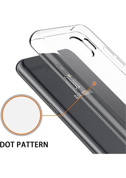 Samsung Galaxy J6 Kılıf 02 mm Silikon Silikon + Nano Ekran Koruyucu + Kalem Şeffaf