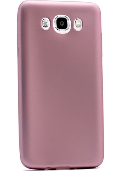 Samsung Galaxy J7 2016 Kılıf Premier Silikon Kılıf + Nano Ekran Koruyucu + Kalem Koruyucu Bronz