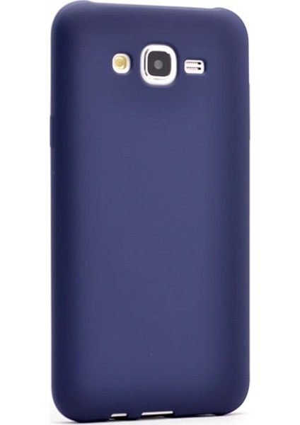 Samsung Galaxy On7 Kılıf Premier Silikon + Nano Ekran Koruyucu + Kalem Lacivert