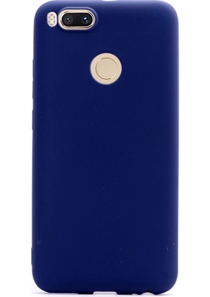 Xiaomi Mi A1 Kılıf Premier Silikon Kılıf + Nano Ekran Koruyucu + Kalem Koruyucu Lacivert