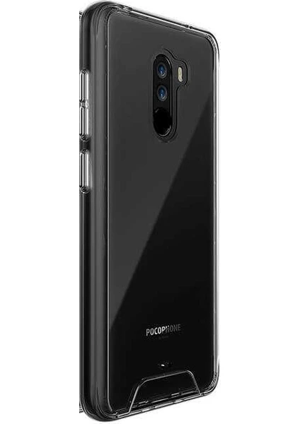 Xiaomi Pocophone F1 Kılıf Gard Nitro Silikon + Nano Ekran Koruyucu + Kalem Şeffaf