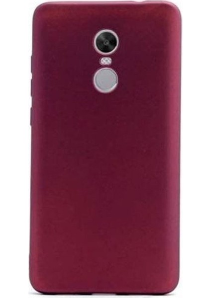 Xiaomi Redmi 5 Plus Kılıf Premier Silikon Kılıf + Nano Ekran Koruyucu + Kalem Mürdüm
