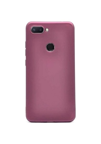 Xiaomi Redmi 6 Kılıf Premier Silikon Esnek Koruma + Nano Ekran Koruyucu + Kalem Mürdüm