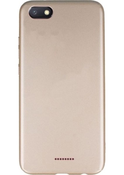 Xiaomi Redmi 6a Kılıfları Kılıf Premier Silikon Koruma + Nano Ekran Koruyucu + Kalem Gold
