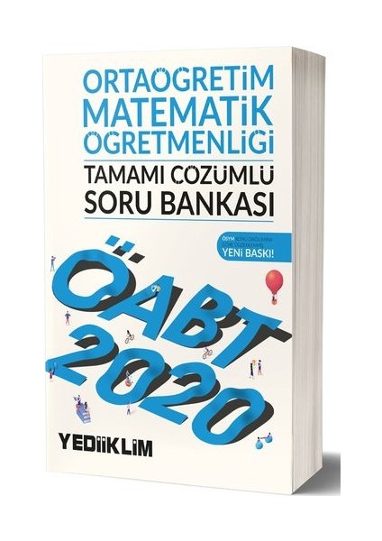 KPSS ÖABT Ortaöğretim Matematik Öğretmenliği Tamamı Çözümlü Soru Bankası