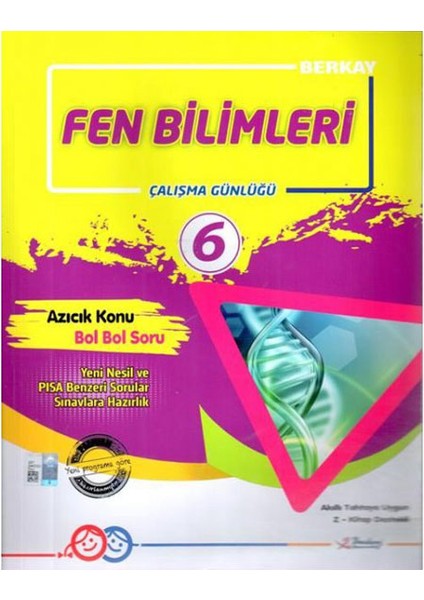 6. Sınıf Fen Bilimleri Çalışma Günlüğü