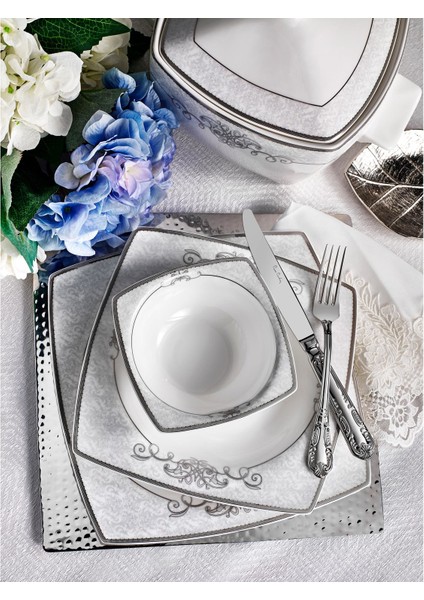 Sandra 12 Kişilik Yemek Takımı