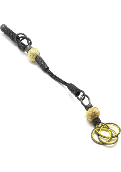 Gri-Sarı Renk 1000 Ayar Gümüş Kazaz Püskül (M-2)