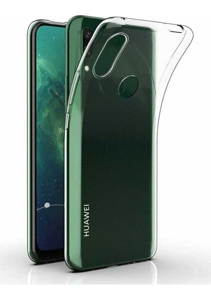Huawei P Smart Z Kılıf Süper Silikon Yumuşak Arka Koruma Şeffaf