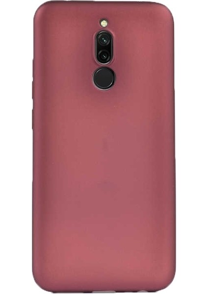 Xiaomi Redmi 8 Kılıf Premier Silikon Esnek Koruma + Nano Ekran Koruyucu Mürdüm