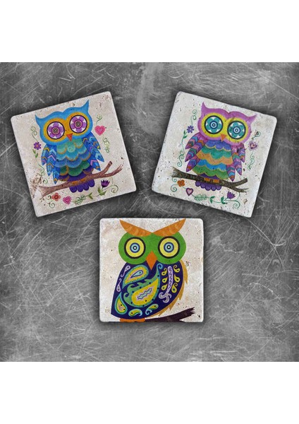 Decor Doğaltaş Magnet - 3'lü Set
