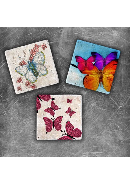 Decor Doğaltaş Magnet - 3'lü Set