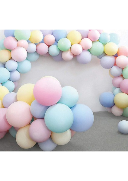 Karışık Makaron Balon Zinciri 5 Metre