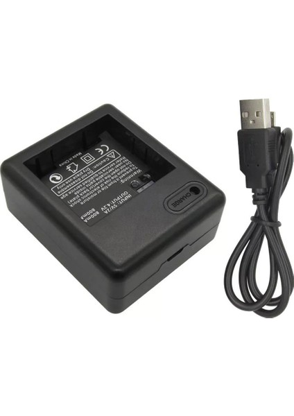Xy-01 Xiaomi Yi 2k Aksiyon Kamera Uyumlu Kablolu Dual Pil Çift Batarya Şarj Istasyonu