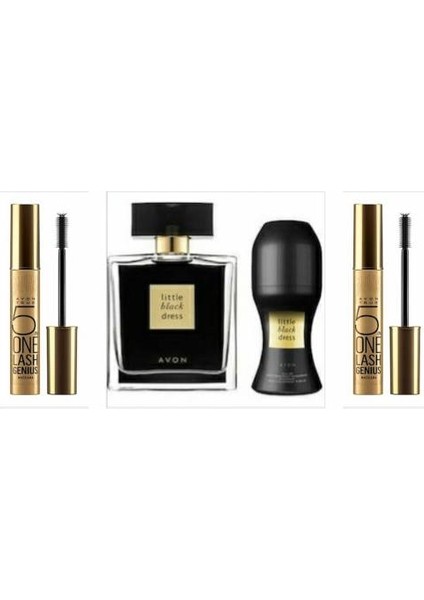 Little Black Dress 50 ml Parfum Rolon ve Avon True 5 In One Lash Genius Maskara