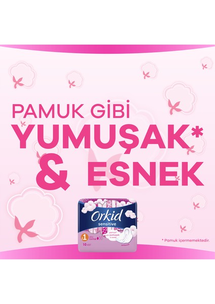 Sensitive Uzun 22 Adet Süper Ekonomik Paket Hijyenik Ped