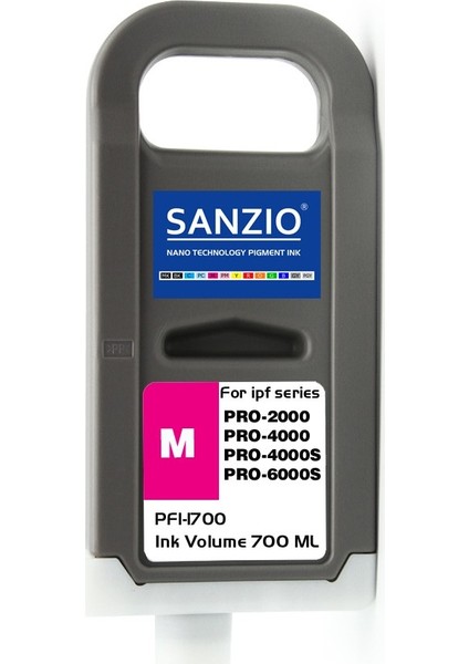 Canon PFI-1700M Kartuş 700ML Magenta- Macenta Plotter Kartuşu