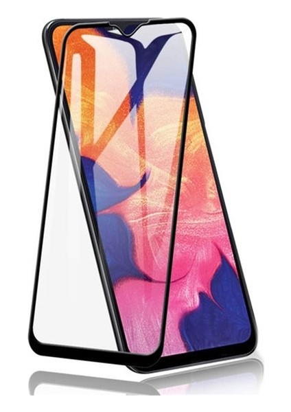 Panther Samsung Galaxy A10 Tam Kaplayan 10D Ekran Koruyucu + Silikon Kılıf