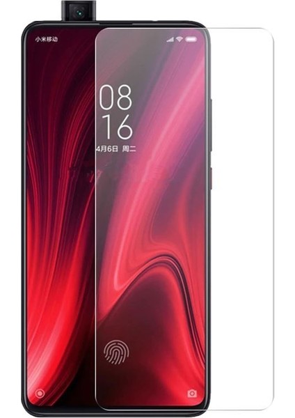 Xiaomi Mi 9T Kılıf Yüzüklü Standlı Lüx Silikon + Kırılmayan Esnek Nano Cam - Gold fiyatları