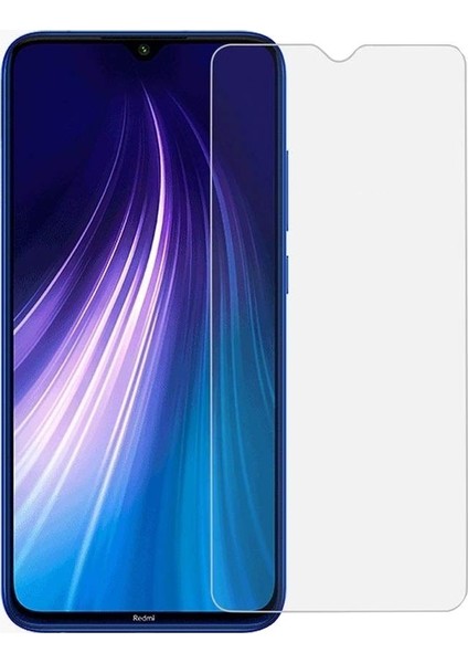 Xiaomi Redmi Note 8 Kılıf Yüzüklü Standlı Lüx Silikon + Kırılmayan Esnek Nano Cam - Siyah