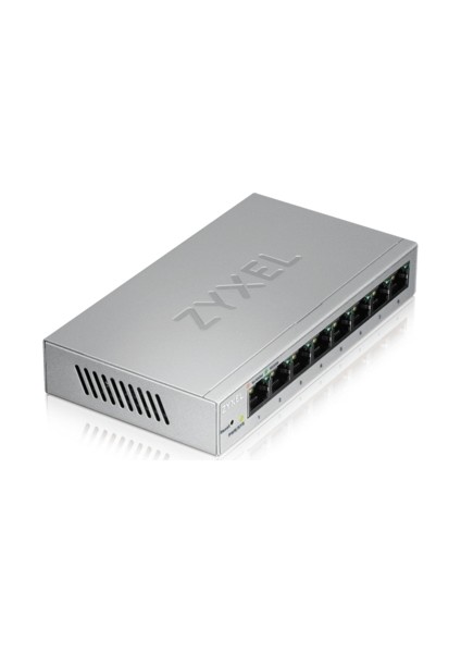 8 Port 10/100/1000 Gigabit Web Managed Switch | Tak ve Çalıştır | VLAN, QoS, IGMP ve LAG Destekle | Fansız [GS1200-8]