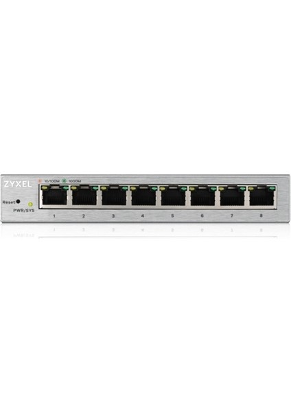 8 Port 10/100/1000 Gigabit Web Managed Switch | Tak ve Çalıştır | VLAN, QoS, IGMP ve LAG Destekle | Fansız [GS1200-8]