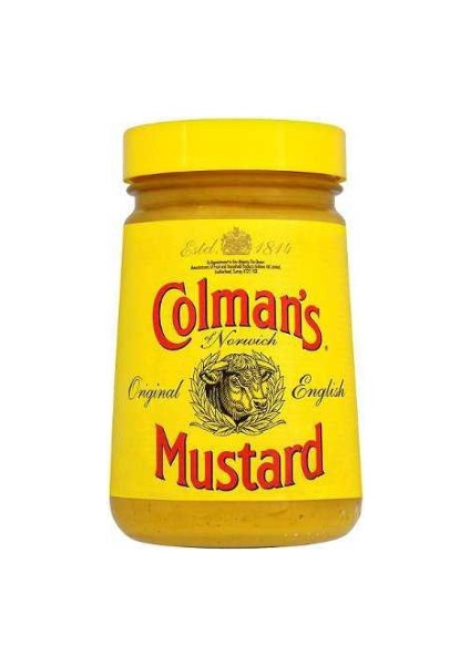 English Mustard Ithal Hardal Cam Kavanoz 170 Gram Colmans