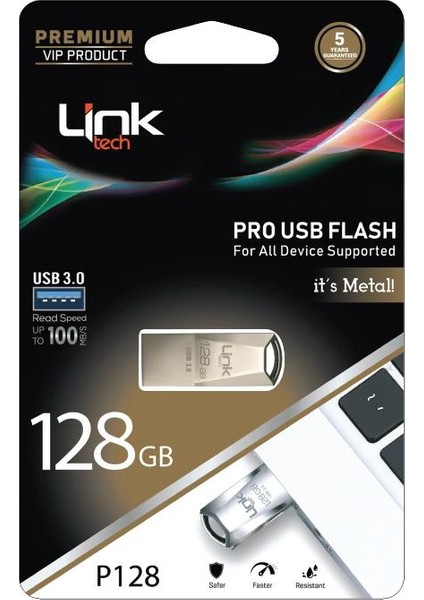 100MB/S 128GB Flash Bellek