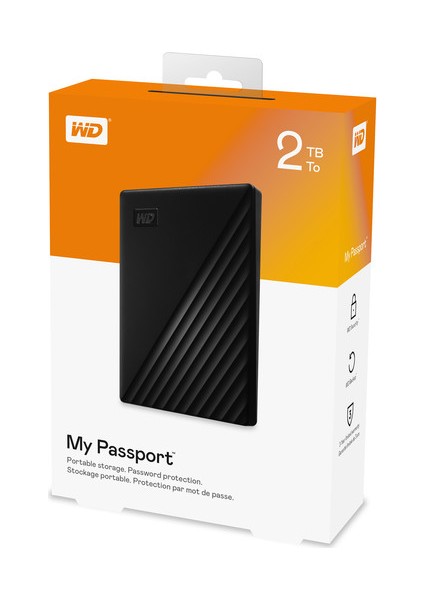 My Passport 2TB 2.5" USB 3.0 Taşınabilir Disk WDBYVG0020BBK