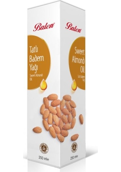 Soğuk Pres Tatlı Badem Yağı 250 ml