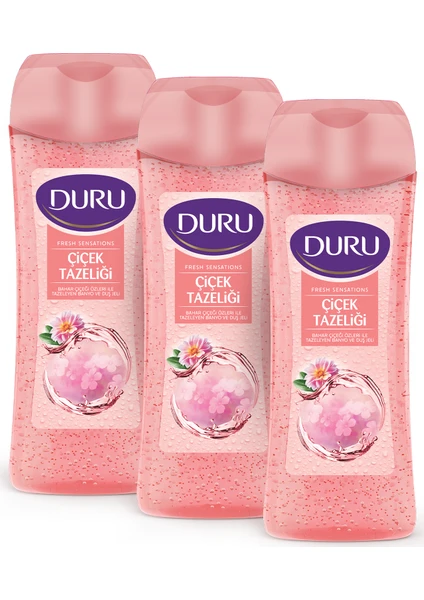 Fresh Sensations Çiçek Tazeliği Duş Jeli 3x450ml