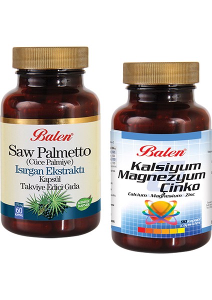 2'li Infertil Set Saw Palmetto ve Kalsiyum-Magnezyum - Çinko