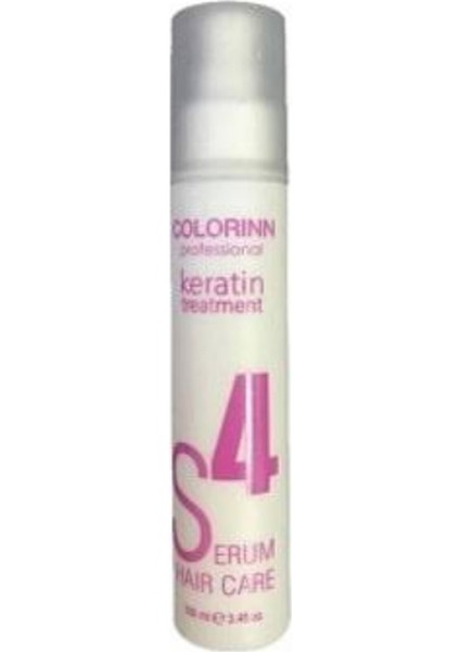 S4 Keratin Treatment Saç Bakım Keratin Serumu 100 ml