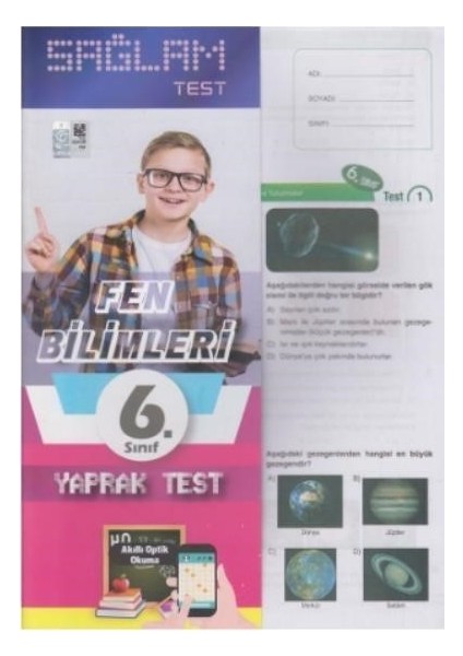 Molekül 6. Sınıf Fen Bilimleri Sağlam Yaprak Test Poşetliyeni