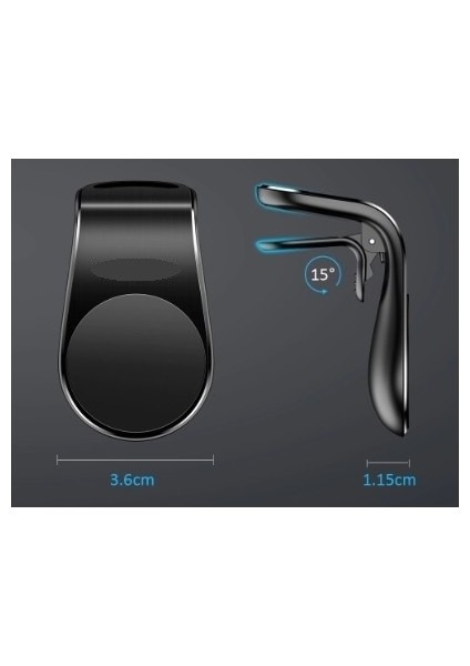 Mandallı Mıknatıslı Araç Içi Telefon Tutucu indirimleri