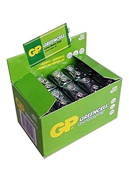 Gp Greencell 9V Pil 10'lu