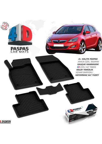 Opel Astra J HB 4D Havuzlu Paspas 2010-2015 A+Kalite