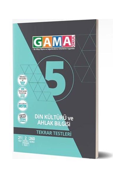 5. Sınıf Din Kültürü Tekrar Testleri