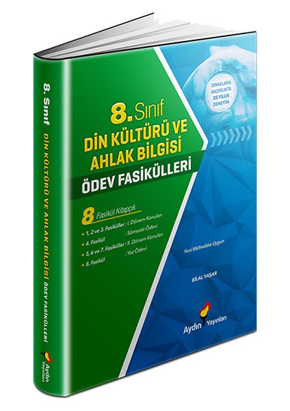 Aydın Yayınları 8. Sınıf Din Kültürü ve Ahlak Bilgisi Ödev Fasikülleri