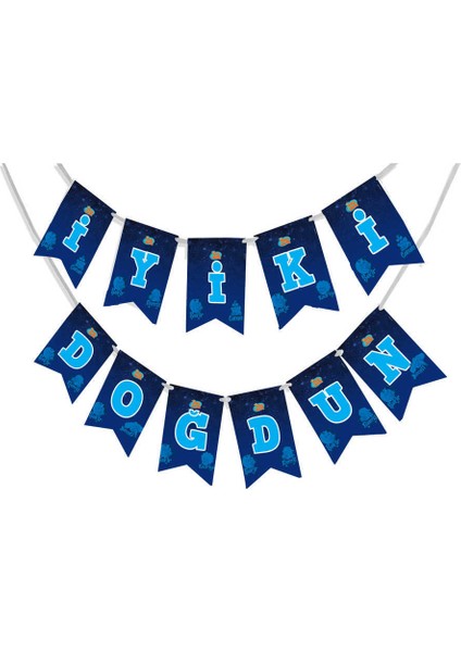 Kral Şakir Uzayda Temalı Konsept Parti Iyi Ki Doğdun Uzar Yazı