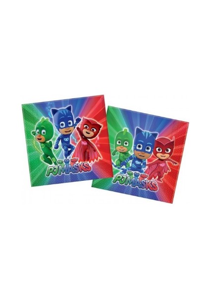 Pj Mask Pija Maskeliler Temalı Peçete