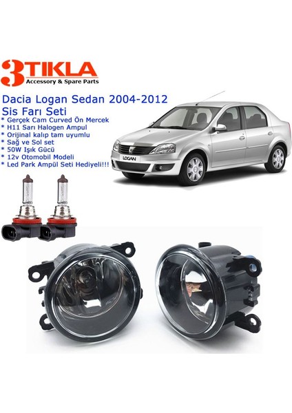 Dacia Logan Sis Farı Set Oem: 8200074008