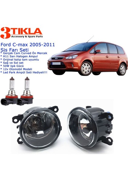Ford C-Max 2005-2011 Sis Farı Set Oem: 8200074008 fiyatları