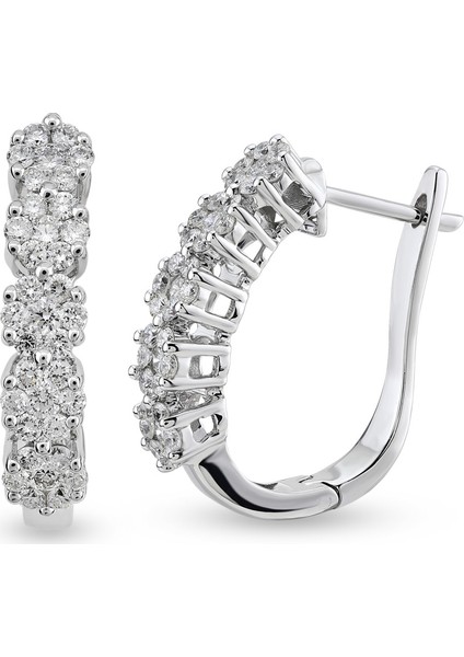 0.98 Ct Coronet Pırlanta Küpe Cork6