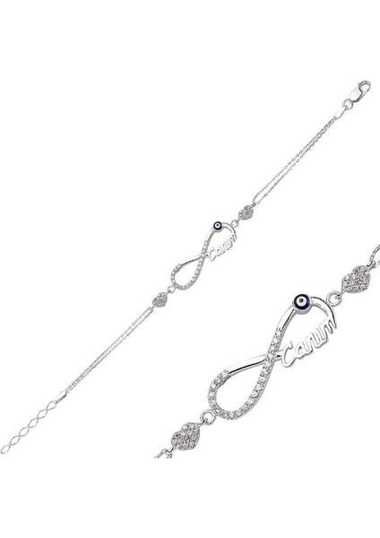 Br0460137 Gümüş Sonsuzluk Canım Bayan Bileklik